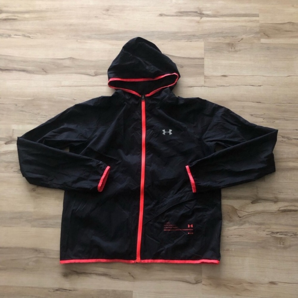 Under Armour Black Jacket with Red Accents